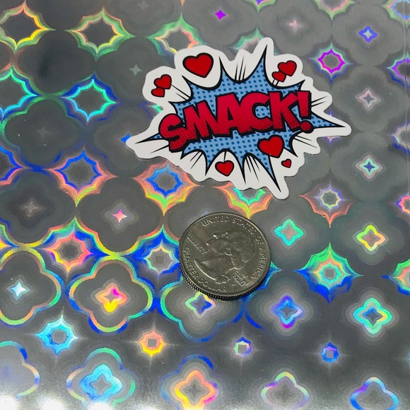 SMACK Action Bubble Comic Book Vibes Contrast Sticker - Picture 3 of 6